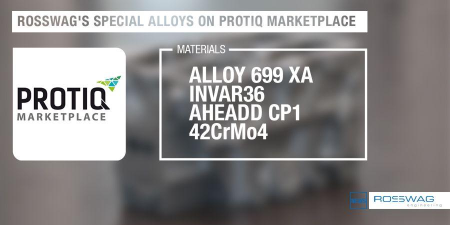 Rosswags Special Alloys on PROTIQ Marketplace