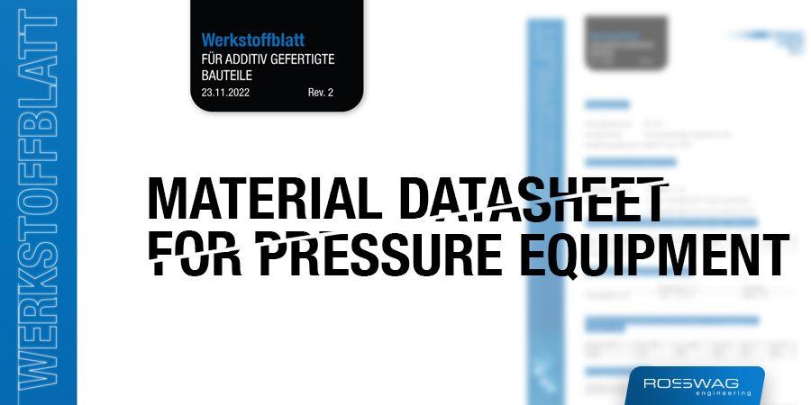 Material Datasheet for Pressure Equipment